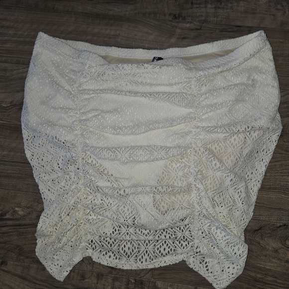 torrid Other - Torrid Lace Cream Swim Skirt